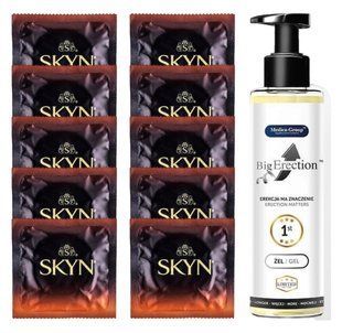 Комплект Skyn Warming 10 шт + Big Erection Gel (150 мл) SOS14452 фото