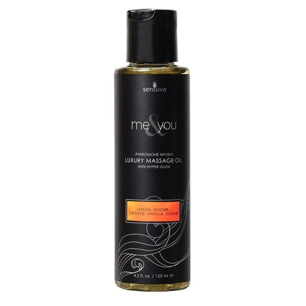 Масажна олія Sensuva &mdash; Me&You Lemon, Ginger, Orange, Vanilla & Sugar (125 мл) з феромонами SO3215 фото