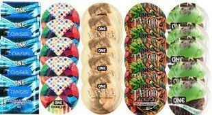 Набор из 25 шт One Oasis Premium + ONE Ribs + ONE Vanish + ONETattoo + ONE Mint Chocolate SOS8442 фото