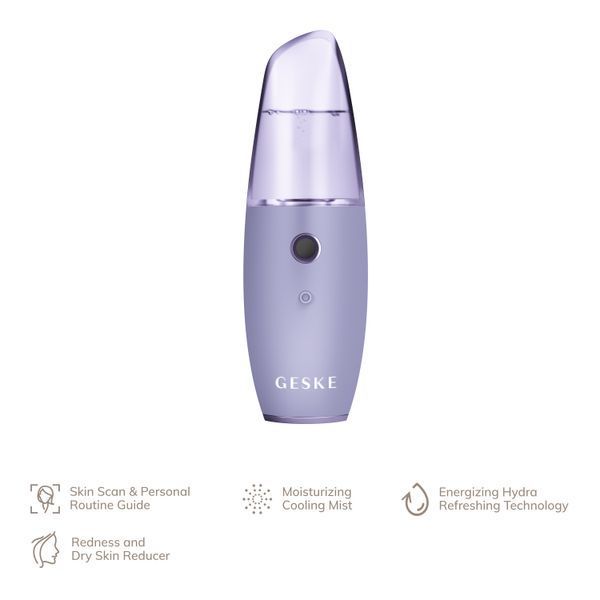 Увлажнитель для кожи лица GESKE Facial Hydration Refresher 4 in 1 purple HB0156 фото