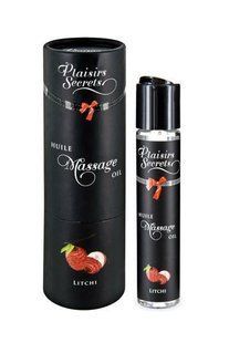 Масажна олія Plaisirs Secrets Litchi з афродизіаками, їстівна (59 мл) SO1835 фото