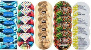 Набор из 25 шт One Oasis Premium + ONE Ribs + ONE Vanish + ONETattoo + ONE Studs SOS8440 фото