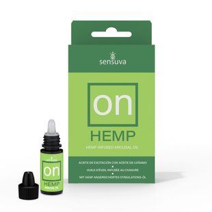 Збуджувальні краплі Sensuva ON for Her Hemp Infused Arousal Oil, 5 мл ST39 фото