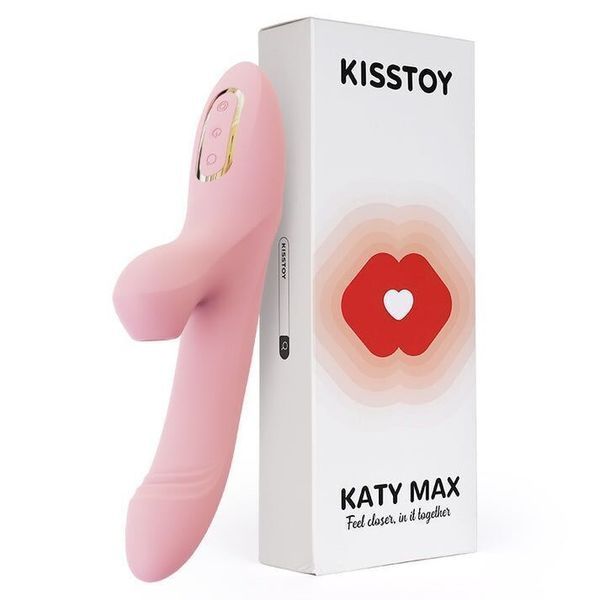 Вібратор-кролик з обертанням стовбура та вакуумною стимуляцією KISSTOY Katy Max SO4952 фото