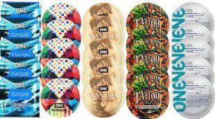 Набор из 25 шт One Oasis Premium + ONE Ribs + ONE Vanish + ONETattoo + ONE Plus SOS8439 фото