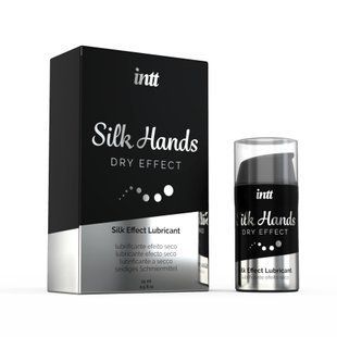 Ультрагустая силиконовая смазка Intt Silk Hands (15 мл) с матовым эффектом, шелковистый эффект SO2923 фото