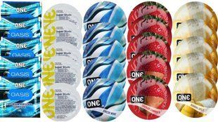 Набор из 25 шт One Oasis Premium + ONE Studs + ONEFreshMint + ONEChocolateStrawberry + ONEBanana SOS8486 фото