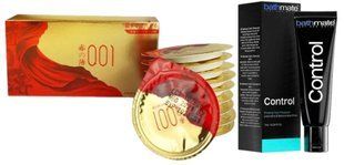 10шт. Olo Red Gold+ Концентрований пролонгатор для чоловіків Bathmate Control (7 мл) SOS6652 фото