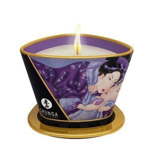 Масажна свічка Shunga Massage Candle &ndash; Exotic Fruits (170 мл) з афродизіаками SO2512 фото