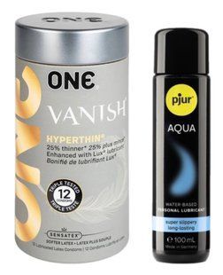 Набір 12 шт ONE Vanish + Pjur Aqua 100 мл SOS13071 фото