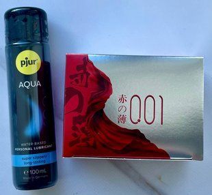 Комплект Olo Red Silver 10 штук + Лубрикант pjur Aqua (100 мл) SOS4074 фото