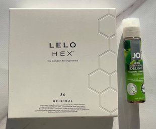 Комплект LELO HEX Original 36 Pack + Смазка System JO H2O &mdash; Green Apple (30 мл) SOS2173 фото