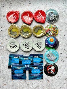 Набір з 19 шт : OLO : Passionate , Ice Durable ,Feeling ; ONE : Sensitive , Oasis Premium SOS1025 фото