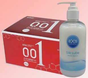 Набір OLO збуджуючі 001 (червоні) 10 штук + Лубрикант EXS Aloe vera silk lube 250 мл SOS4656 фото