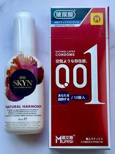 Комплект Muaisi 001 RED 12 шт - Лубрикант SKYN NATURAL HARMONY, 80 мл SOS3321 фото