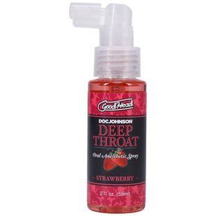 Спрей для глибокого мінету Doc Johnson GoodHead DeepThroat Spray - Sweet Strawberry 59 мл SO2801 фото