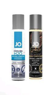 Набір лубрикантів System JO H2O COOLING (30 мл) + System JO Double Chocolate (30 мл) LB71 фото