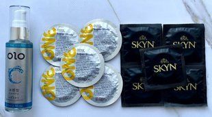 Набір One Super Studs 5 шт + SKYN Original 5 шт + Лубрикант охолоджуючий OLO 60 мл SOS3488 фото