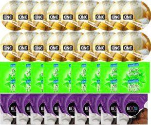 Набір 36 шт ONE Banana Split + Pasante Mint Tingle + EXS Chocolate SOS7652 фото