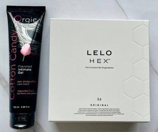 Набор LELO HEX Original 36 шт. - Лубрикант ORGIE LUBE TUBE сахарная вата, 100 мл SOS2938 фото
