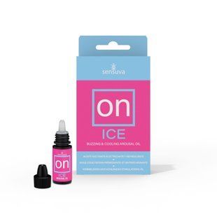 Збуджувальні краплі для клітора Sensuva &ndash; ON Arousal Oil for Her Ice (5 мл) охолоджувальні, до 30 хвилин SO3167 фото