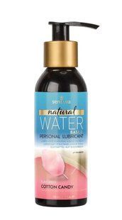 Змазка на водній основі Sensuva Natural Water-Based Cotton Candy (125 мл) без гліцерину і парабенів SO4945 фото