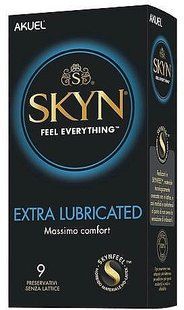 SKYN Extra Lube 9 шт &mdash; подвійний лубрикант, без латексу SK154 фото