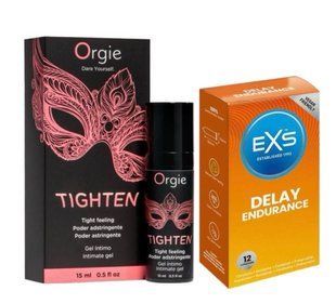 Гель для сужения Orgie &ndash; Tighten (15 мл)+ EXS Delay, 12 шт SOS6700 фото