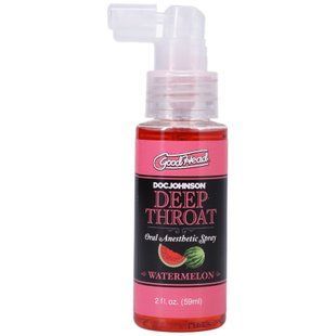 Спрей для глибокого мінету Doc Johnson GoodHead DeepThroat Spray - Watermelon 59 мл SO3491 фото