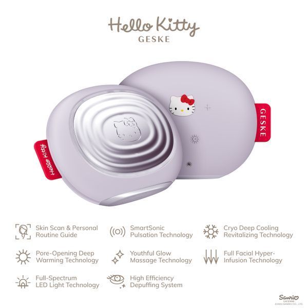 Ультразвуковая маска тепло и холод GESKE Sonic Warm & Cool Mask 8в1 by Hello Kitty HB0246 фото