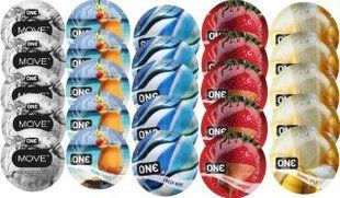 Набор из 25 шт One Move + ONE Island Punch + ONEFreshMint + ONEChocolateStrawberry + ONEBanana SOS8430 фото
