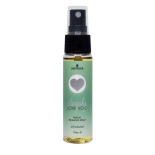 Спрей для глибокого мінету Sensuva Deeply Love You Spearmint (29 мл) SO7832 фото