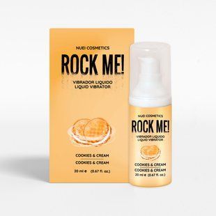 Жидкий вибратор Nuei ROCK ME! вкус: печенье с кремом 20 мл NU890485 фото