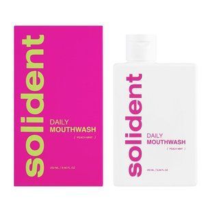 Ополіскувач для ротової порожнини Solident Peach mint (персик-м'ята) 1684 фото