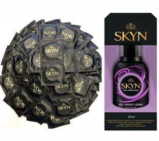 Комплект: SKYN Original 100 шт. + Skyn All Night Long (80 мл) SOS11727 фото