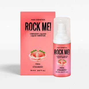 Жидкий вибратор Nuei ROCK ME! вкус: клубника 20 мл NU890478 фото