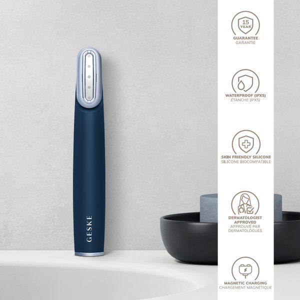 Устройство для укрепления и тонизации кожи лица с поворотной головкой GESKE Skin Firming Wand 7в1 midnight HB0442 фото