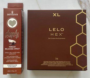Комплект LELO HEX Respect XL 36 Pack - Спрей Sensuva Deeply Love You Chocolate Coconut (29 мл) SOS2864 фото
