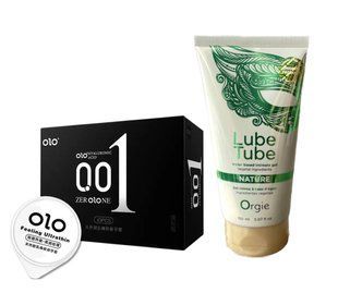 OLO Feeling Ultrathin &mdash; 10 шт и Лубрикант ORGIE LUBE TUBE NATURE, 150 мл SOS867 фото