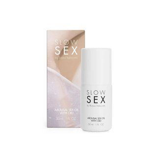 Олія для збудження Bijoux Indiscrets SLOW SEX Arousal Sex Oil CBD (30 мл) SO9342 фото