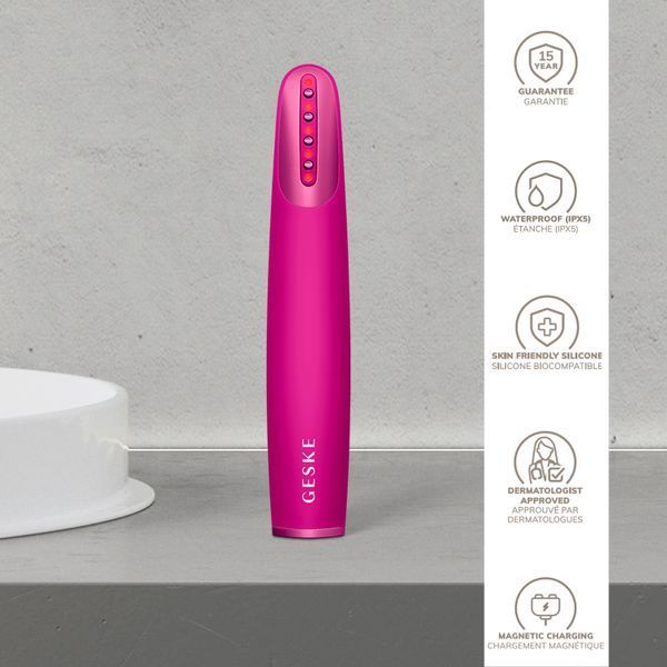 Устройство для укрепления и тонизации кожи лица GESKE Skin Firming Wand 7в1 magenta HB0430 фото