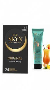 Комплект: SKYN Original 24 шт. + Лубрикант ORGIE Sex on the Beach (100 мл) SOS11725 фото