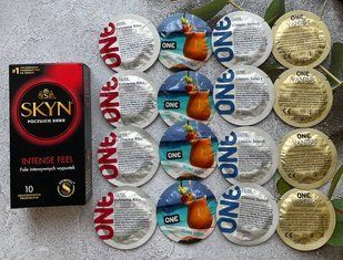 Комплект 26 штук SKYN Intense Feel + ONE Extreme Ribs, Classic, Flavor Waves, Vanish SOS2313 фото