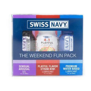 Набор Swiss Navy Weekend Fun Pack 3х30 мл SX1363 фото