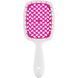 Расческа Janeke Superbrush Small (Белый-фуксия) 56SP234FUX фото