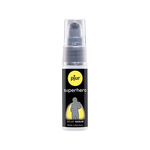 Пролонгувальний гель pjur Superhero Serum 20 мл, створює невидиму плівку, що знижує чутливість PJ12090 фото