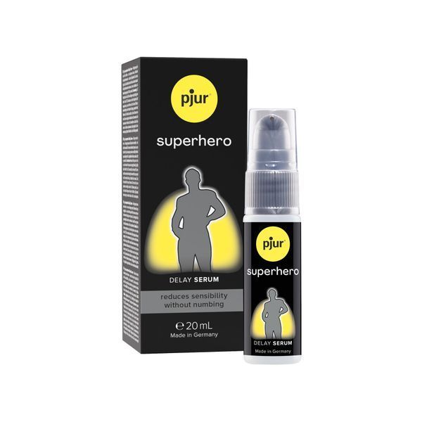 Пролонгувальний гель pjur Superhero Serum 20 мл, створює невидиму плівку, що знижує чутливість PJ12090 фото