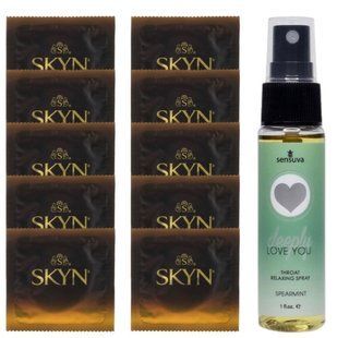 Комплект SKYN Passion Daiquiri 10 шт + Sensuva Deeply Love You Spearmint (29 мл) SOS13634 фото