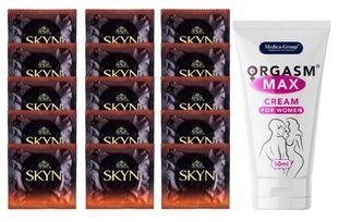 Комплект Skyn Warming 15 шт + Orgasm Max Cream for Women 50 мл SOS14504 фото