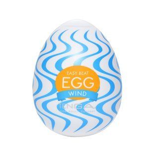 Мастурбатор-яйце Tenga Egg Wind із зигзагоподібним рельєфом SO5494 фото